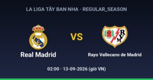 Real Madrid CF vs Rayo Vallecano de Madrid